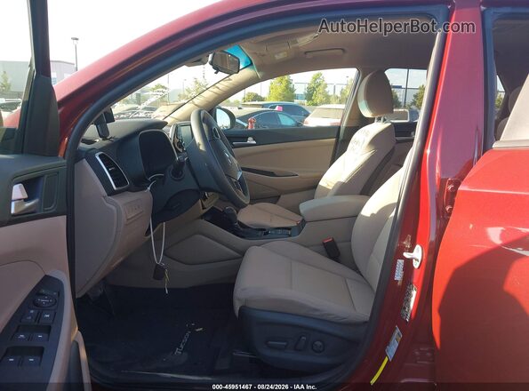 KM8J33A43KU057380 2019 HYUNDAI TUCSON Красный Вид салона спереди