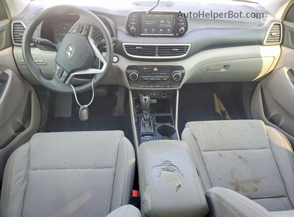 KM8J33A43LU150353 2020 HYUNDAI TUCSON Gray Առջևի վահանակի տեսք