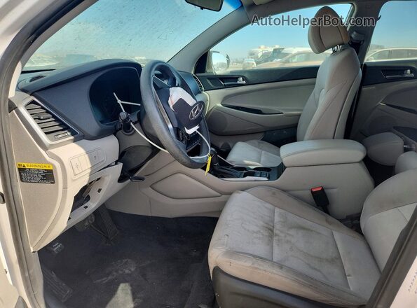 KM8J33A44GU175803 2016 HYUNDAI TUCSON Белый Вид салона спереди