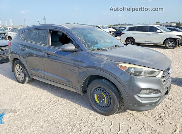 KM8J33A44HU266166 2017 HYUNDAI TUCSON Gray Delantero derecho