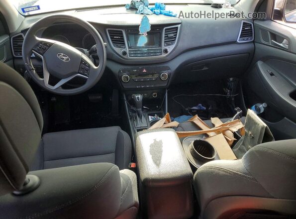 KM8J33A44HU266166 2017 HYUNDAI TUCSON Gray Vista del salpicadero