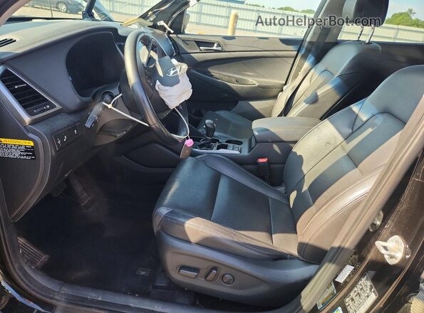 KM8J33A44HU381026 2017 HYUNDAI TUCSON Black Vista interior delantera