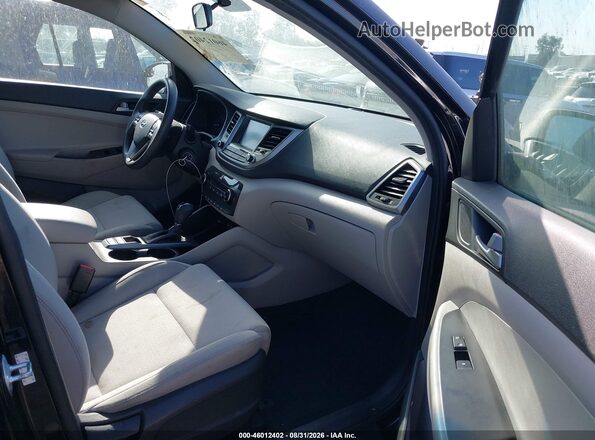 KM8J33A44JU684863 2018 HYUNDAI TUCSON Black Вид салону спереду
