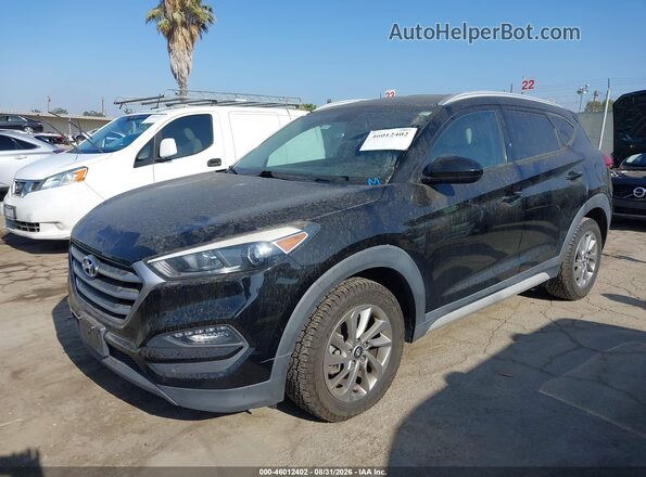 KM8J33A44JU684863 2018 HYUNDAI TUCSON Black Передня ліва чверть
