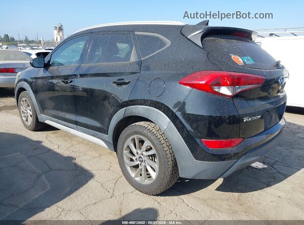 KM8J33A44JU684863 2018 HYUNDAI TUCSON Black Задня ліва чверть