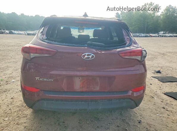KM8J33A44JU832073 2018 HYUNDAI TUCSON Red Widok z tyłu