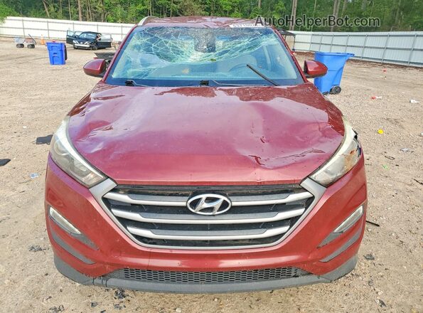 KM8J33A44JU832073 2018 HYUNDAI TUCSON Red Widok z przodu
