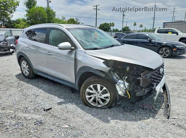 KM8J33A44LU101016 2020 HYUNDAI TUCSON Серебряный Передняя правая четверть