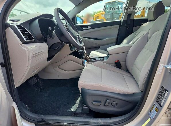 KM8J33A44LU110895 2020 HYUNDAI TUCSON Silver Widok wnętrza z przodu