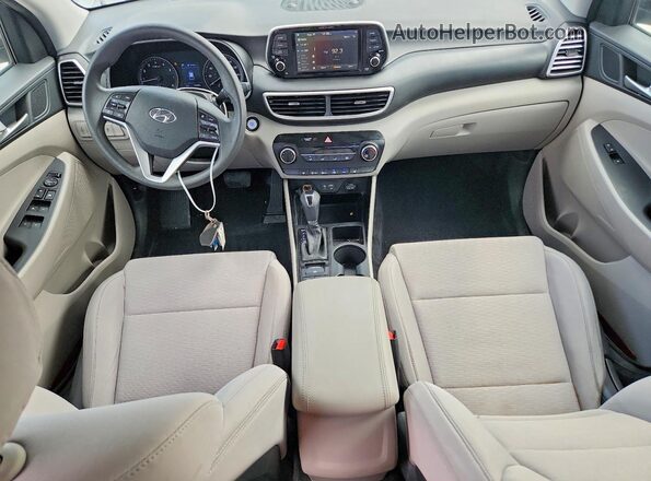 KM8J33A44LU110895 2020 HYUNDAI TUCSON Silver Widok deski rozdzielczej