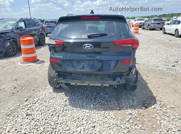 KM8J33A44LU214478 2020 HYUNDAI TUCSON Black Вид ззаду