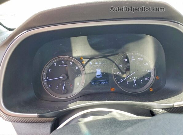 KM8J33A44LU214478 2020 HYUNDAI TUCSON Black Вид щитка приладів