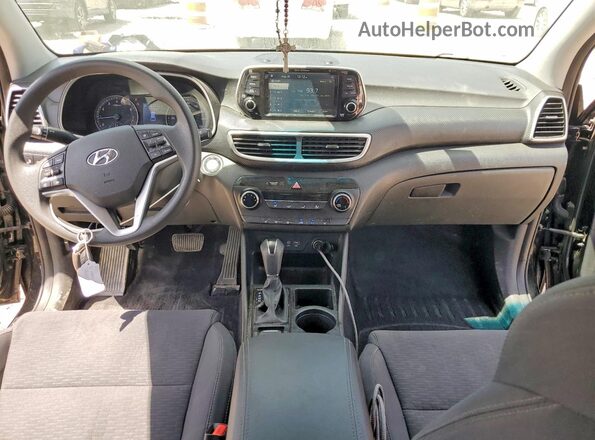 KM8J33A44LU214478 2020 HYUNDAI TUCSON Black Вид панелі приладів