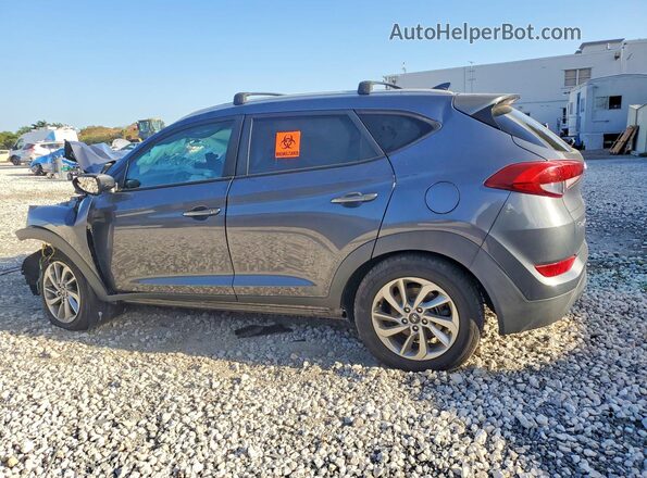 KM8J33A45JU608617 2018 HYUNDAI TUCSON Gray უკანა მარცხენა