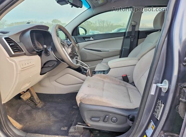 KM8J33A45KU056103 2019 HYUNDAI TUCSON Gray Vista interior delantera