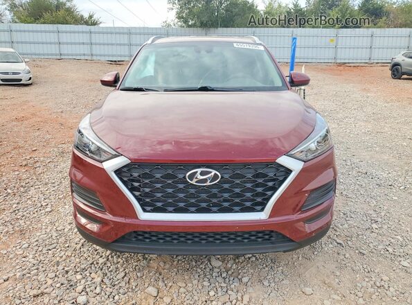 KM8J33A45LU170779 2020 HYUNDAI TUCSON Burgundy Front view