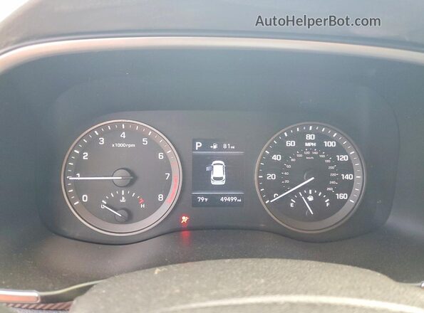 KM8J33A45LU170779 2020 HYUNDAI TUCSON Burgundy Instrument cluster view