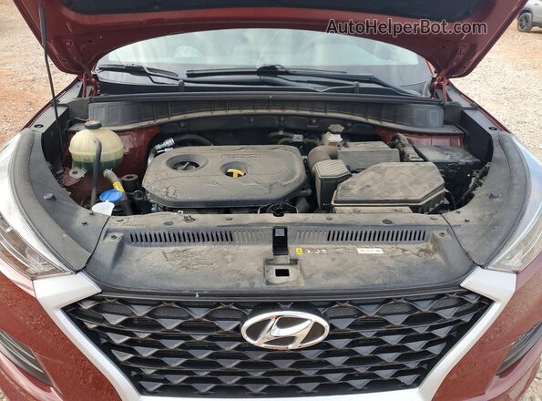 KM8J33A45LU170779 2020 HYUNDAI TUCSON Burgundy Engine compartment view