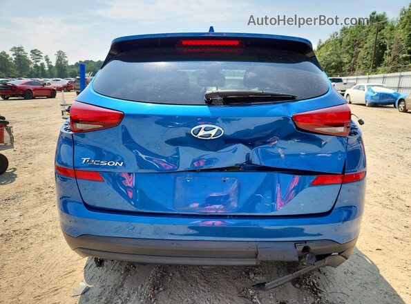 KM8J33A45LU230348 2020 HYUNDAI TUCSON Blue Widok z tyłu