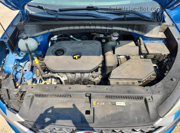 KM8J33A45LU230348 2020 HYUNDAI TUCSON Blue Widok komory silnika