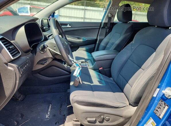 KM8J33A45LU230348 2020 HYUNDAI TUCSON Blue Widok wnętrza z przodu