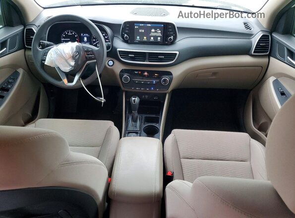 KM8J33A45LU271966 2020 HYUNDAI TUCSON White Dashboard view