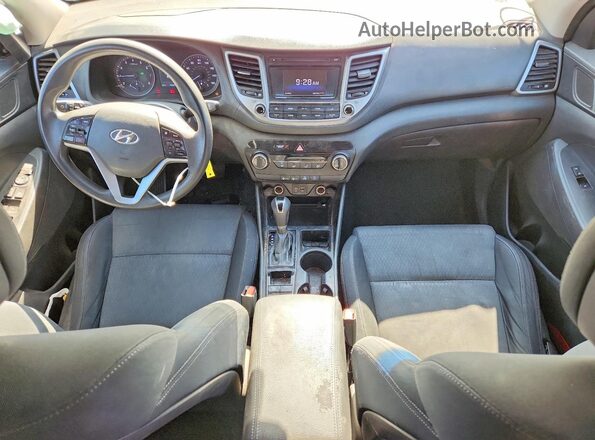 KM8J33A46GU063603 2016 HYUNDAI TUCSON Orange Widok deski rozdzielczej