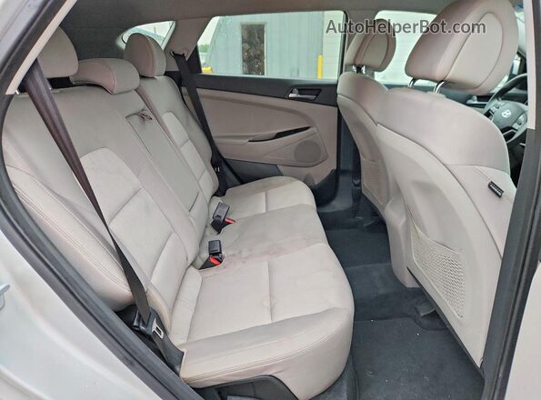 KM8J33A46GU100651 2016 HYUNDAI TUCSON Silver უკანა სავარძლების ხედი