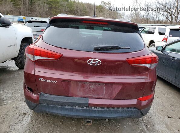 KM8J33A46GU200894 2016 HYUNDAI TUCSON Burgundy Вид ззаду
