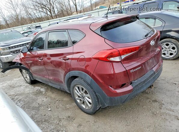 KM8J33A46GU200894 2016 HYUNDAI TUCSON Burgundy Задня ліва чверть