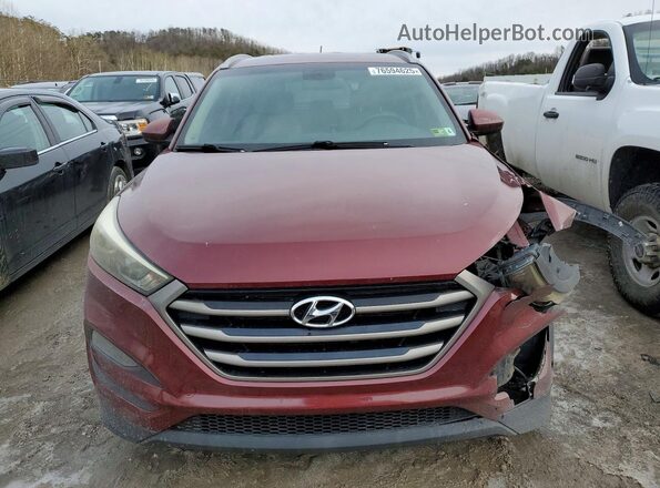 KM8J33A46GU200894 2016 HYUNDAI TUCSON Burgundy Вид спереду