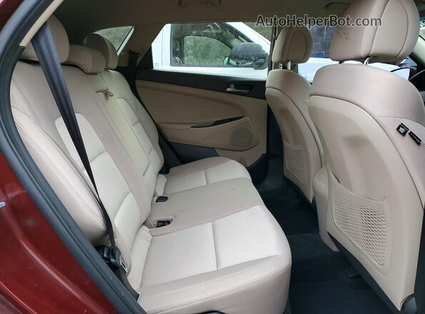 KM8J33A46GU200894 2016 HYUNDAI TUCSON Burgundy Вид задньої частини салону