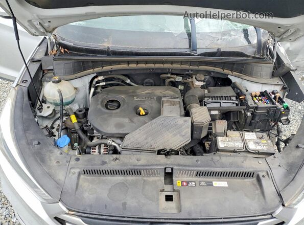 KM8J33A46JU694505 2018 HYUNDAI TUCSON Gray Սալոնի հետևի տեսք