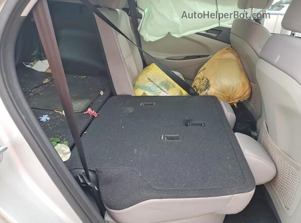 KM8J33A46JU694505 2018 HYUNDAI TUCSON Gray Հետևի նստատեղերի տեսք