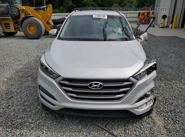 KM8J33A46JU694505 2018 HYUNDAI TUCSON Gray Դիմացի տեսք