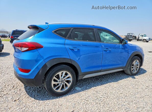 KM8J33A46JU699655 2018 HYUNDAI TUCSON Синий Задняя правая четверть