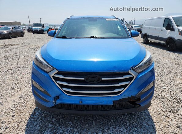 KM8J33A46JU699655 2018 HYUNDAI TUCSON Синий Вид спереди
