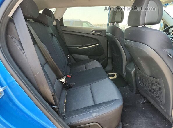 KM8J33A46JU699655 2018 HYUNDAI TUCSON Синий Вид задней части салона