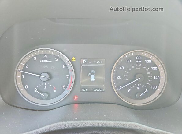 KM8J33A47HU540234 2017 HYUNDAI TUCSON Черный Вид щитка приборов
