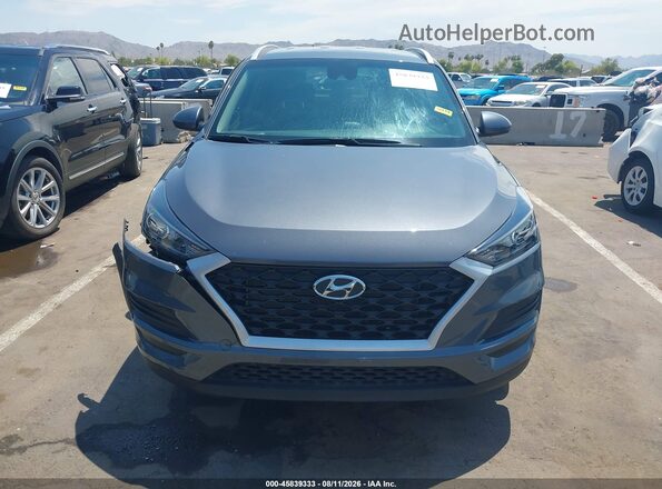 KM8J33A47MU317458 2021 HYUNDAI TUCSON Gray Widok zestawu wskaźników