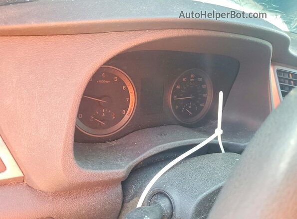 KM8J33A48GU101168 2016 HYUNDAI TUCSON Blue Widok zestawu wskaźników