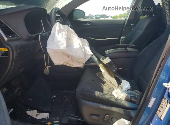 KM8J33A48GU101168 2016 HYUNDAI TUCSON Blue Widok wnętrza z przodu