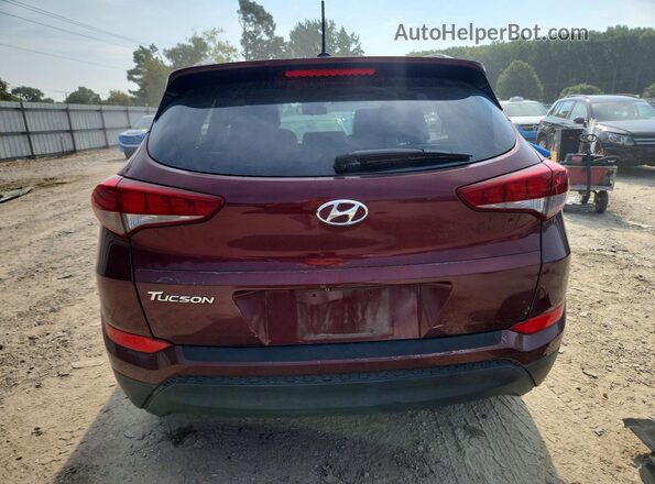 KM8J33A48GU201562 2016 HYUNDAI TUCSON Burgundy Widok z tyłu