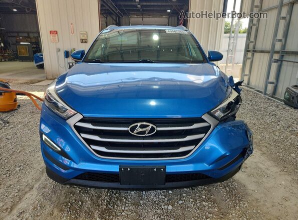 KM8J33A48JU724183 2018 HYUNDAI TUCSON Blue Vista frontal