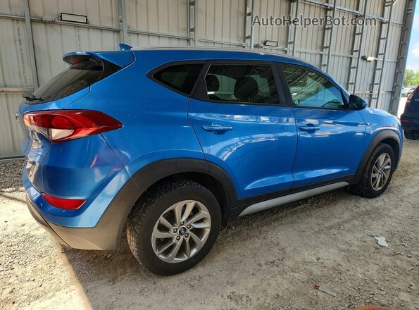 KM8J33A48JU724183 2018 HYUNDAI TUCSON Blue Trasero derecho