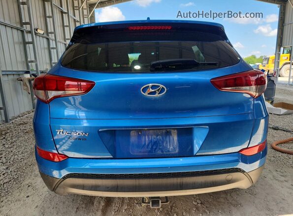 KM8J33A48JU724183 2018 HYUNDAI TUCSON Blue Vista trasera