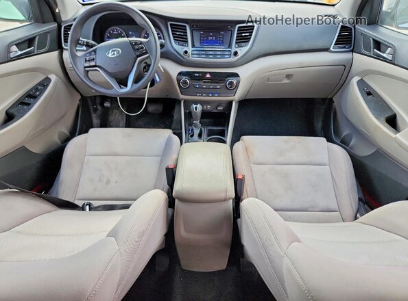KM8J33A49GU113698 2016 HYUNDAI TUCSON Silver Widok deski rozdzielczej