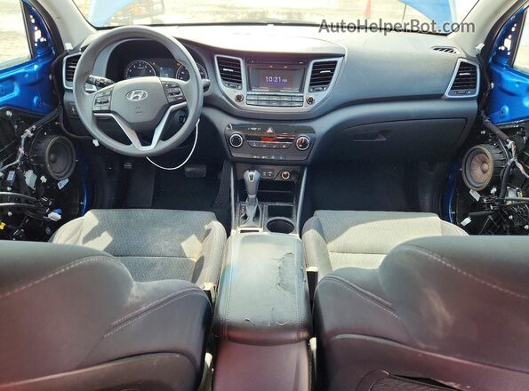 KM8J33A49GU116357 2016 HYUNDAI TUCSON Blue Dashboard view