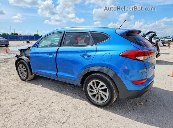 KM8J33A49GU116357 2016 HYUNDAI TUCSON Blue Rear left