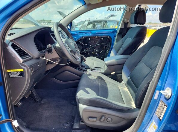 KM8J33A49GU116357 2016 HYUNDAI TUCSON Blue Front interior view